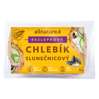 ALLNATURE Bezlepkový chlebík slnečnicový 350 g