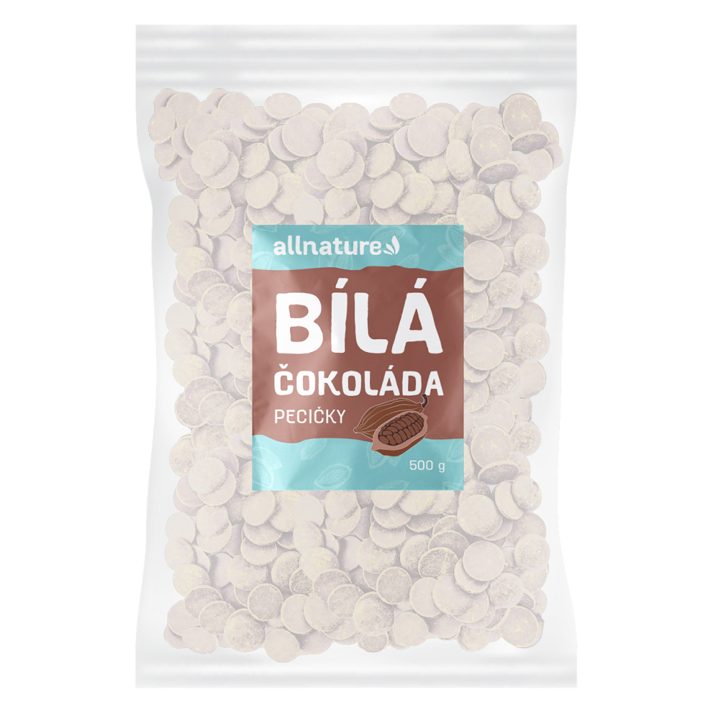 ALLNATURE Biela čokoláda 500 g