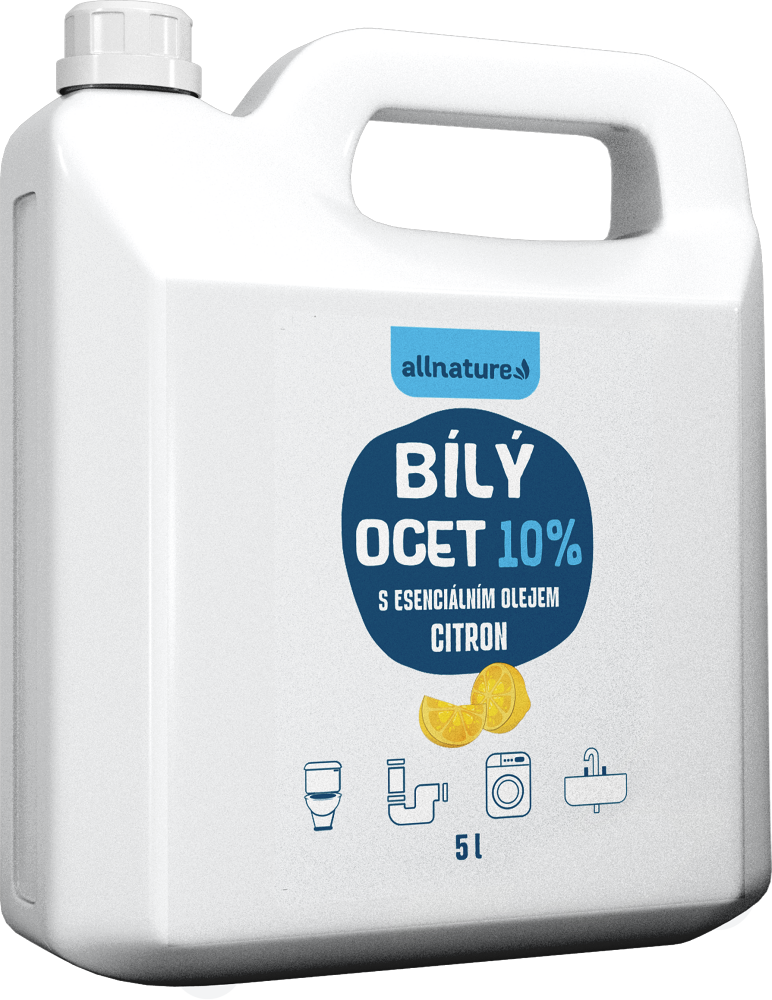 ALLNATURE Biely ocot 10% s vôňou citrónu 5 l