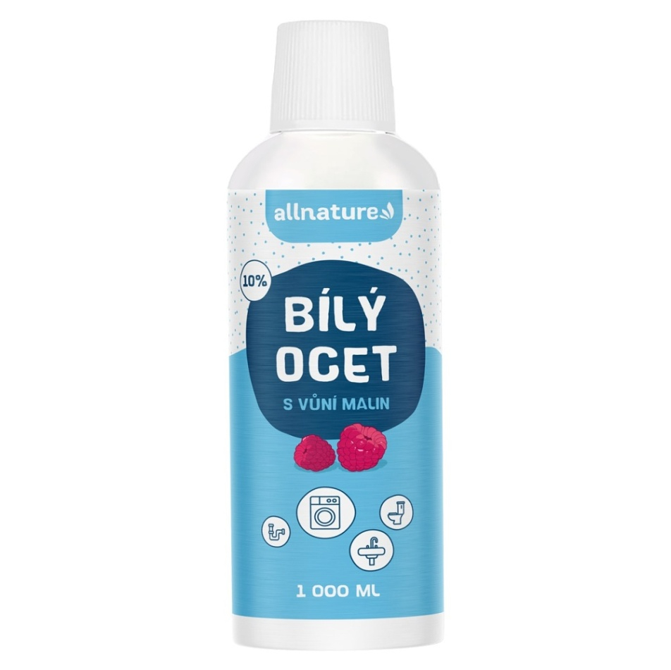 ALLNATURE Biely ocot 10% s vôňou malín 1000 ml
