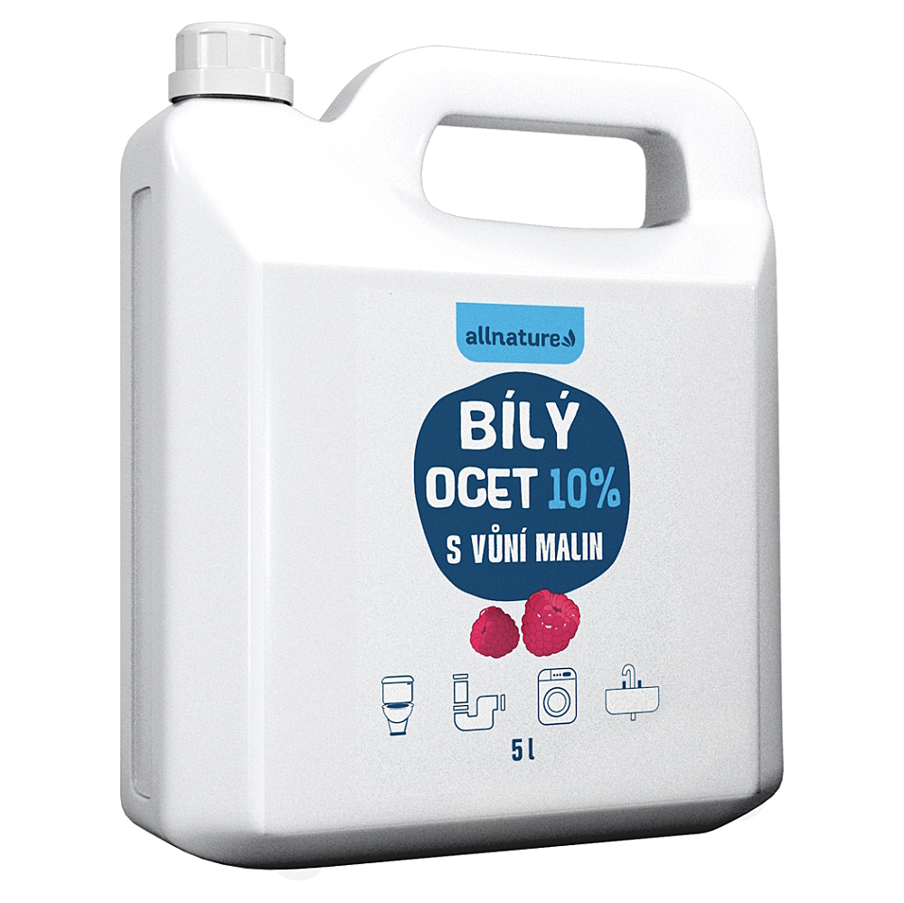 ALLNATURE Biely ocot 10% s vôňou malín 5 l