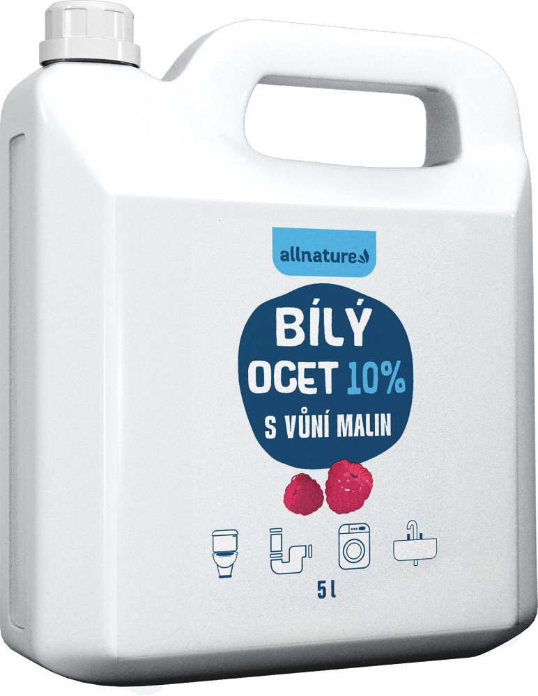 ALLNATURE Biely ocot 10% s vôňou malín 5 l
