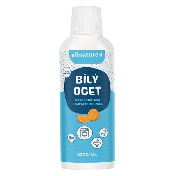 ALLNATURE Biely ocot 10% s vôňou pomaranča 1000 ml (Ekologické upratovacie prostriedky) - Ekologické