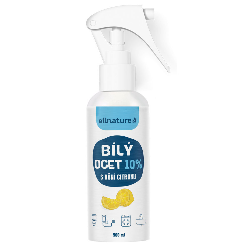 ALLNATURE Biely ocot sprej 10% s vôňou citrónu 500 ml kúpite na Mojalekaren.sk