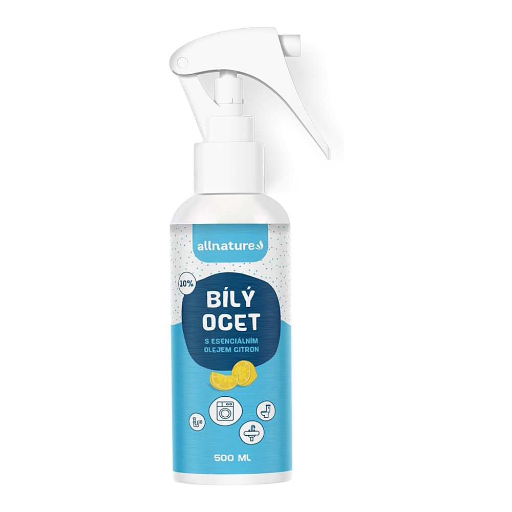 E-shop ALLNATURE Biely ocot sprej 10% s vôňou citrónu 500 ml