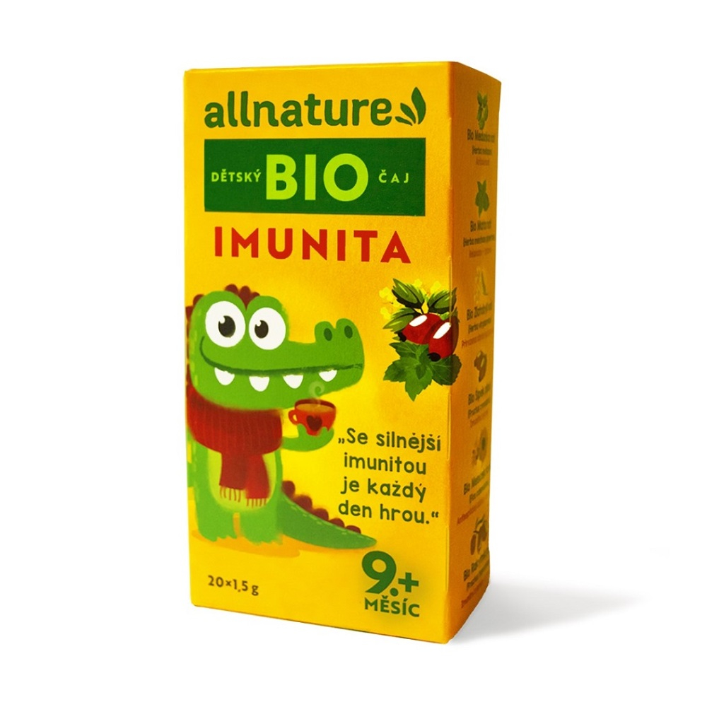 Allnature Detský čaj BIO Imunita čaj v BIO kvalite 20x1,5 g