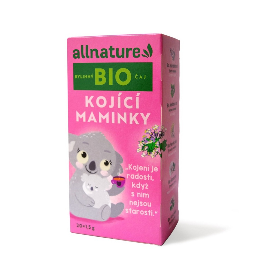 Allnature Bylinný čaj BIO Dojčiace mamičky čaj v BIO kvalite 20x1,5 g