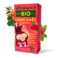 ALLNATURE Detský čaj lesná zmes s malinou BIO 20 vreciek