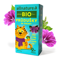 ALLNATURE Detský čaj priedušky so slezom BIO 20 vreciek