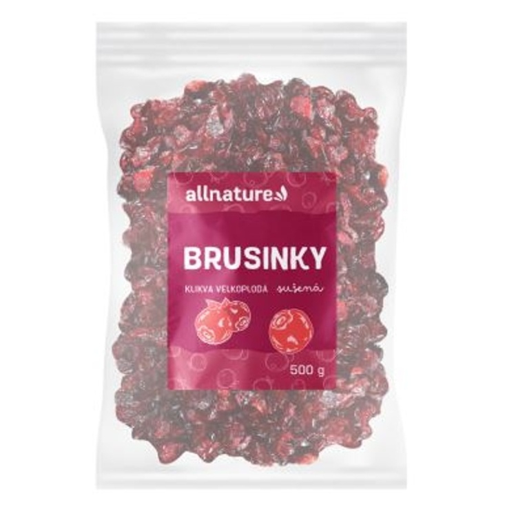 Allnature Brusnice sušené sušené ovocie nesírené 500 g