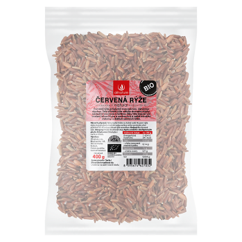 ALLNATURE Červená ryža natural BIO 400 g, expirácie
