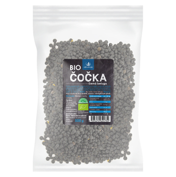 ALLNATURE Šošovica čierna beluga BIO 500 g