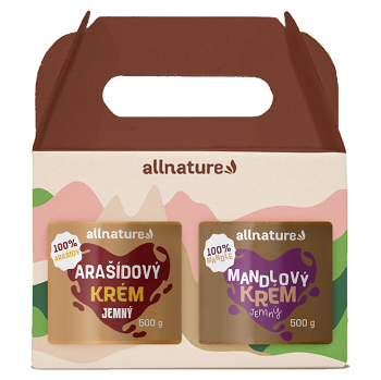 ALLNATURE Darčeková sada orieškových krémov 4 x 500 g