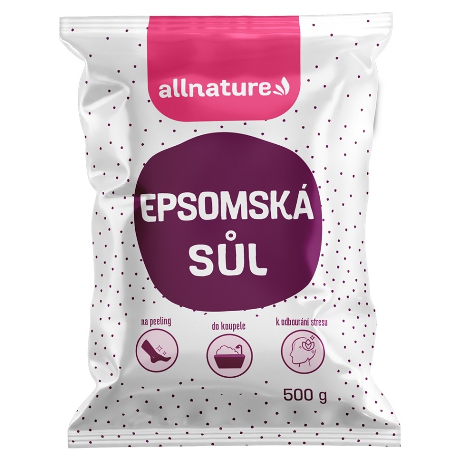 ALLNATURE Epsomská soľ 500 g kúpite na Mojalekaren.sk