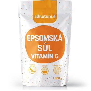 ALLNATURE Epsomská soľ s vitamínom C 1000 g