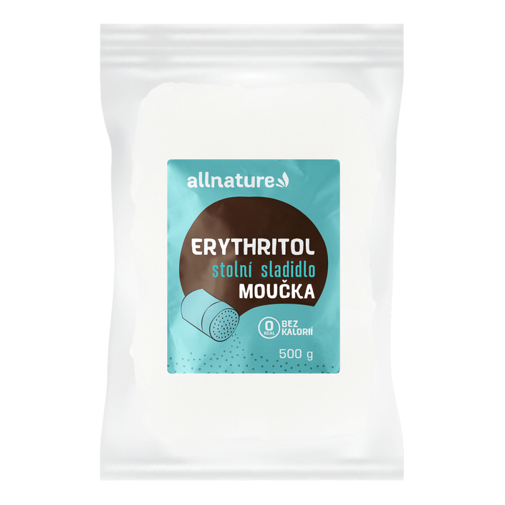 Allnature Erythritol múčka sladidlo bez kalórií 500 g