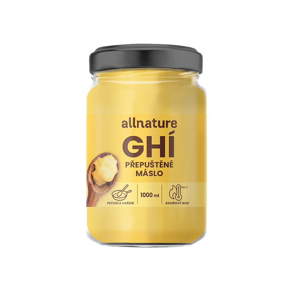 Allnature Ghí prepustené maslo 1000 ml kúpite na Mojalekaren.sk