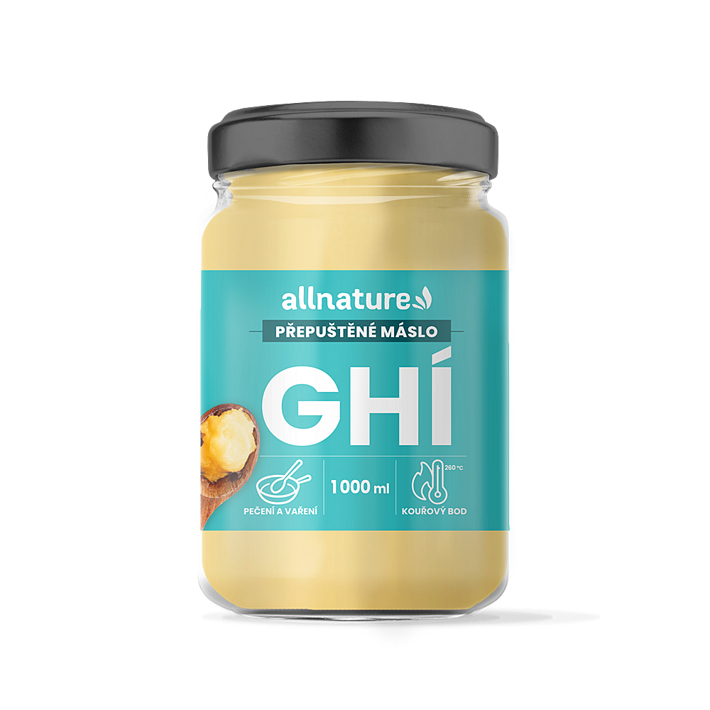 Allnature Ghí prepustené maslo 1000 ml kúpite na Mojalekaren.sk