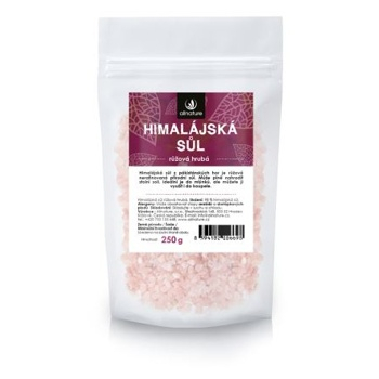 ALLNATURE Himalájska soľ ružová hrubá 250 g