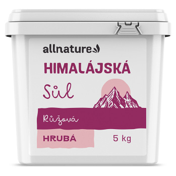 ALLNATURE Himalájska soľ ružová hrubá 5 kg