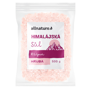 ALLNATURE Himalájska soľ ružová hrubá 500 g