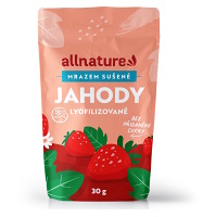 ALLNATURE Jahody sušené mrazom 30 g