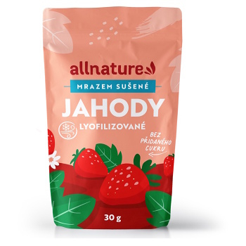 ALLNATURE Jahody sušené mrazom 30 g (Jahody) - Sladké
