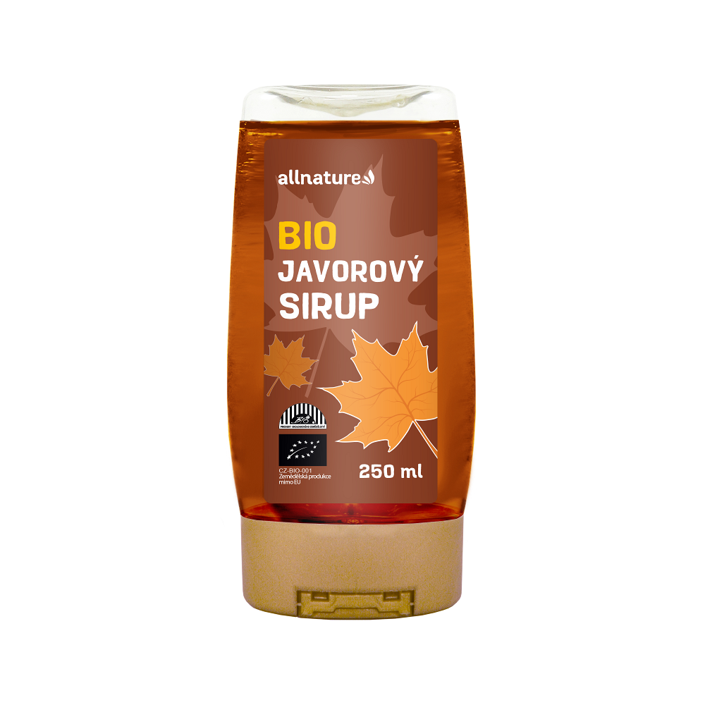 Allnature Javorový sirup BIO prírodné sladidlo 250 ml kúpite na Mojalekaren.sk