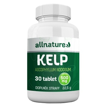 ALLNATURE Kelp 500 mg 30 tabliet