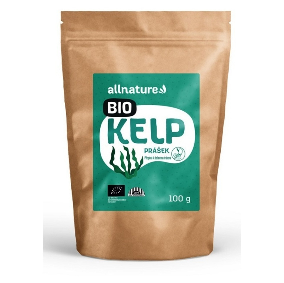 Allnature Kelp prášok BIO prášok v BIO kvalite 100 g kúpite na Mojalekaren.sk