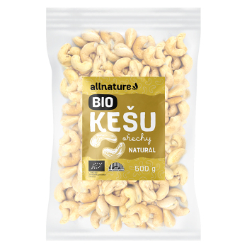 ALLNATURE Kešu orechy natural BIO 500 g