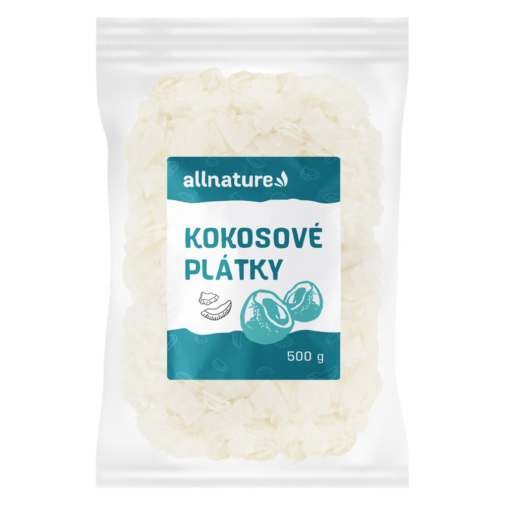 Allnature Kokosové plátky kokosové plátky natural 500 g