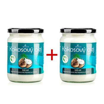 ALLNATURE Kokosový olej panenský BIO 500 ml 1+1 ZADARMO