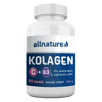 ALLNATURE Kolagén 60 kapsúl (Vitamín C) - Viaczložkové