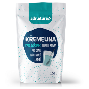 ALLNATURE Kremelina prášok 100 g (Kremík) - Jednozložkové