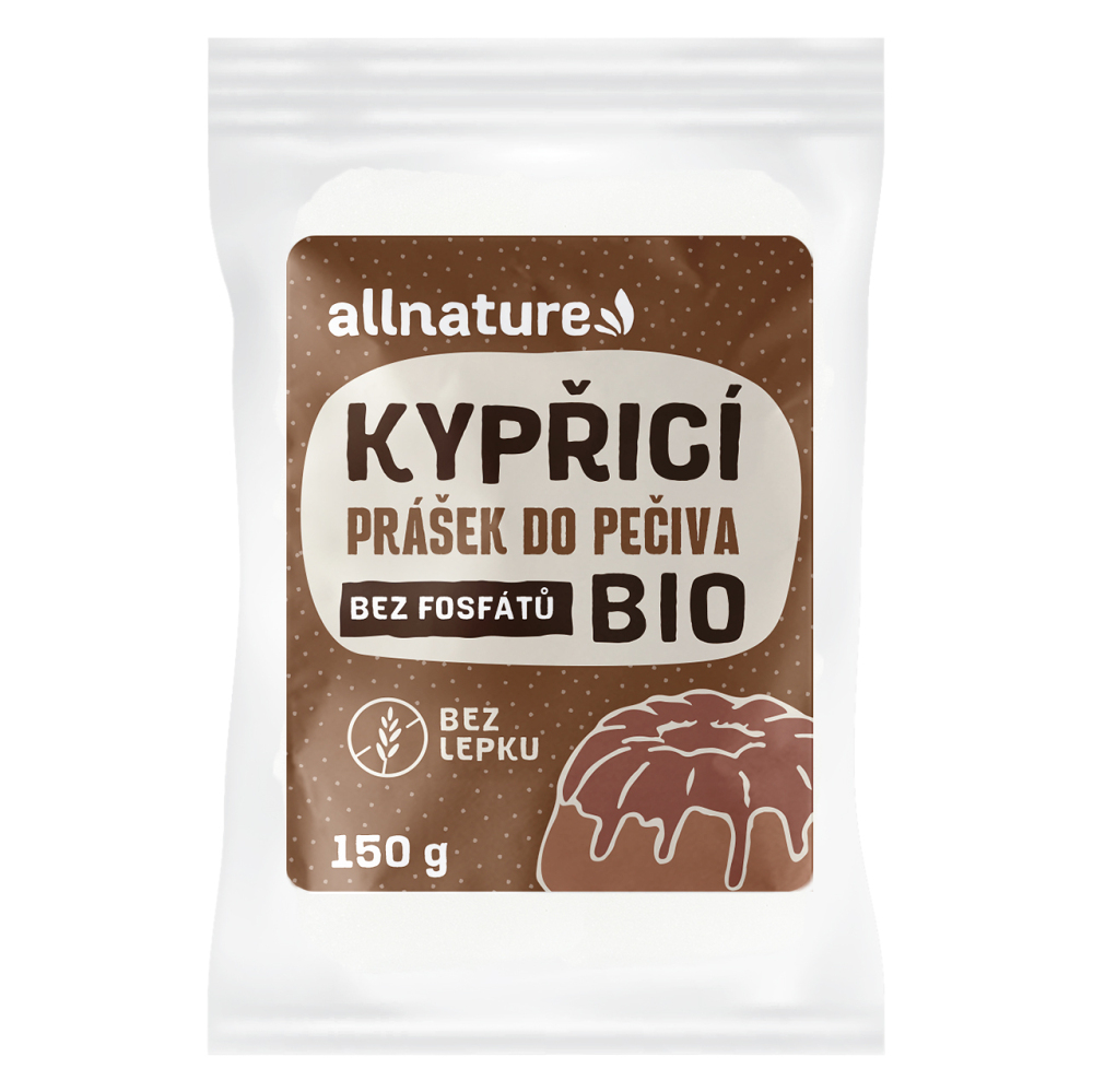 Allnature Kypriaci prášok do pečiva BIO kypriaci prášok v BIO kvalite 150 g kúpite na Mojalekaren.sk