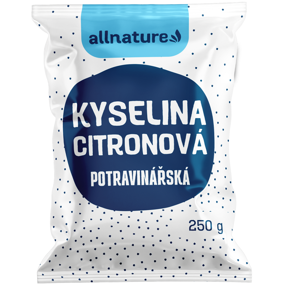 ALLNATURE Kyselina citrónová 250 g