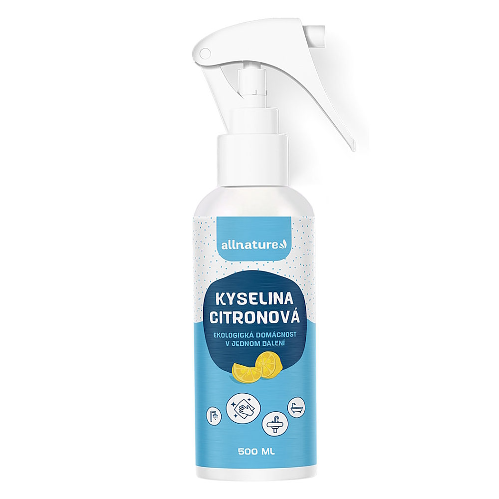 E-shop ALLNATURE Kyselina citrónová v spreji 500 ml
