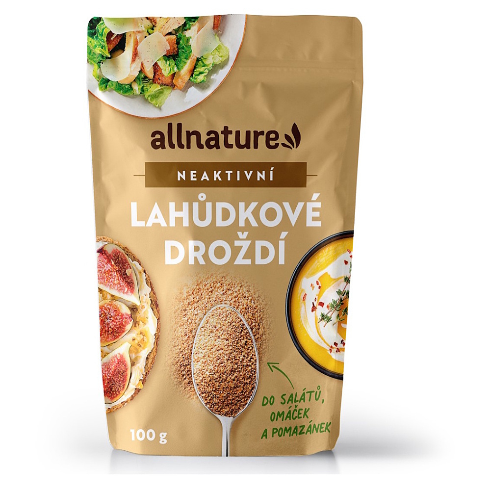 Allnature Lahôdkové droždie neaktívne dochucovadlo vegan 100 g kúpite na Mojalekaren.sk