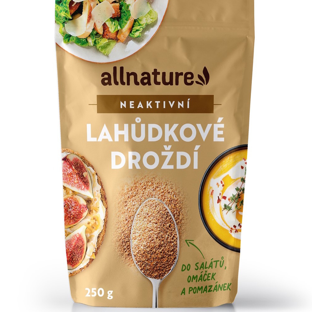 Allnature Lahôdkové droždie neaktívne dochucovadlo vegan 250 g kúpite na Mojalekaren.sk