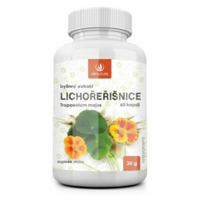 Allnature Kapucínka potravinový doplnok na podporu zdravia močových ciest 60 cps kúpite na Mojalekaren.sk