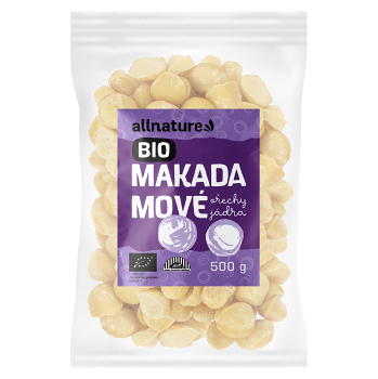 ALLNATURE Makadamové orechy 500 g BIO