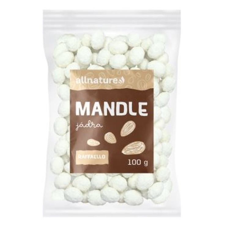 Allnature Mandle Raffaello orechy v poleve 100 g kúpite na Mojalekaren.sk