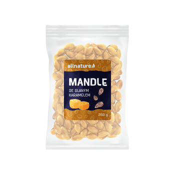 ALLNATURE Mandle slaný karamel 250 g