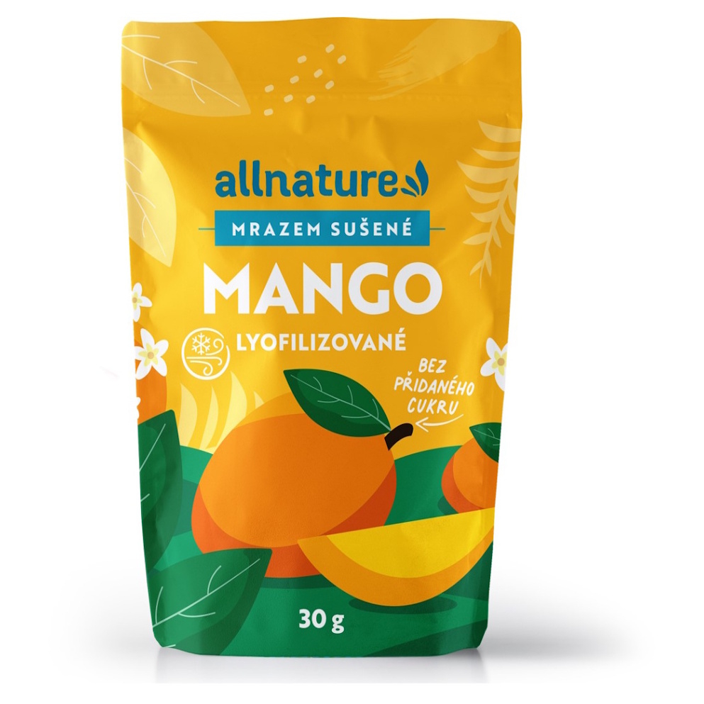 Allnature Mango mrazom sušené mrazom sušené ovocie 30 g kúpite na Mojalekaren.sk
