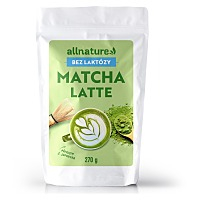 ALLNATURE Matcha latte bez laktózy BIO 270 g