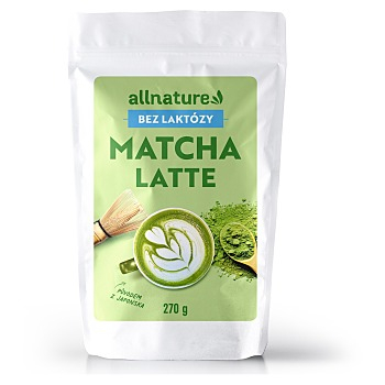 ALLNATURE Matcha latte bez laktózy BIO 270 g (Matcha tea) - Viaczložkové, Sladké