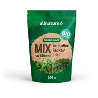 ALLNATURE Mix semienok na klíčenie reďkev brokolica ďatelina BIO 100 g