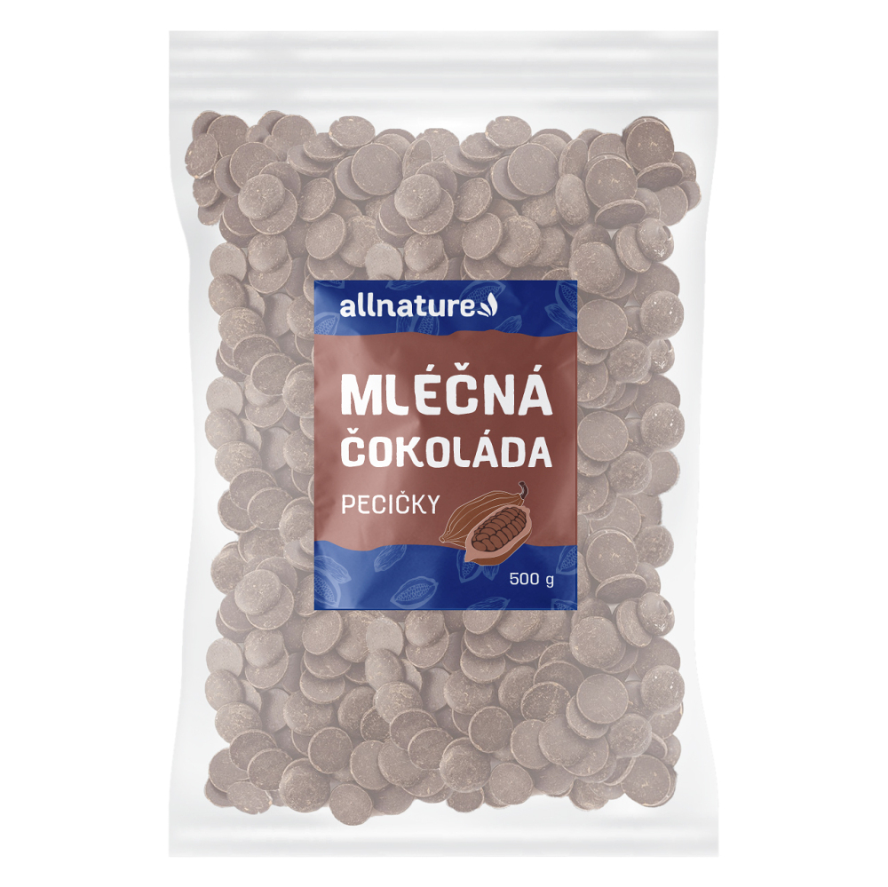 Allnature Kôstky Mliečna čokoláda mliečna čokoláda 500 g