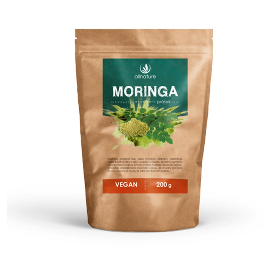 E-shop ALLNATURE Moringa prášok RAW 200 g